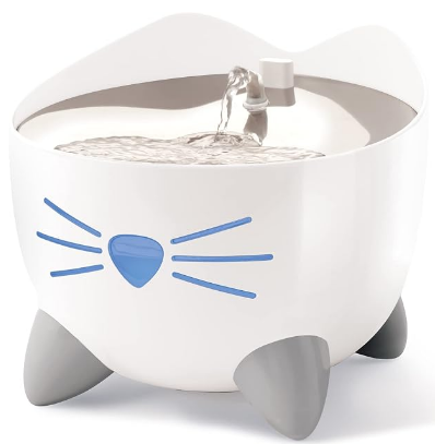 Catit PIXI Smart Water Fountain, White | Automatic Cat Drinking Fountain with UV-C Clarifier Light and App Support