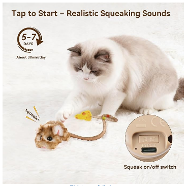 Migipaws Interactive MigiMouse Cat Toy