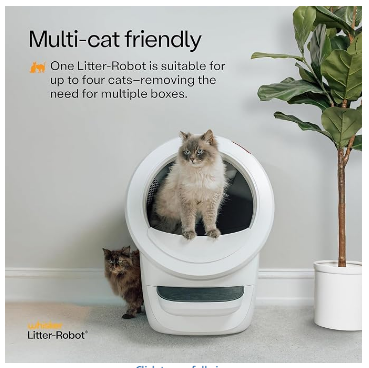Litter-Robot 4 Supply & Accessory Bundle by Whisker, White- Automatic Self-Cleaning Cat Litter Box, Includes Litter-Robot 4, Mat, 3 OdorTrap Packs, 10 Liners, 30 Wipes, & 2 Carbon Filters