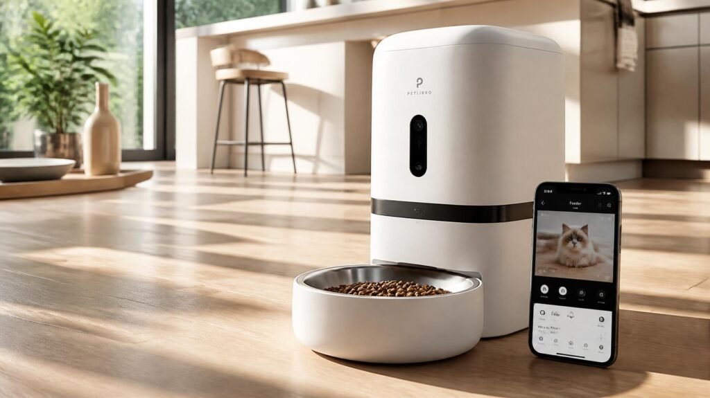 Smart feeders allow you to schedule precise portion sizes at exact times throughout the day
