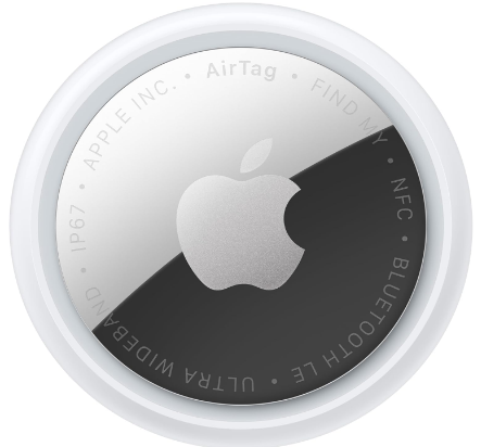 Apple AirTag (2nd Generation): Tracker for Keychain, Wallet, and More; Locator with Sound; Simple One-Tap Setup with iPhone or iPad; Key Finder with up to 1.5X Precision Finding Range