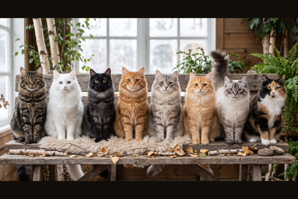 Siberian Cats Colors